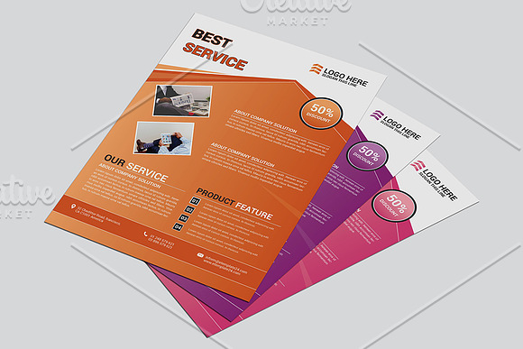 Service Flyer in Flyer Templates - product preview 2