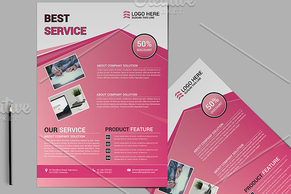 Service Flyer in Flyer Templates - product preview 5