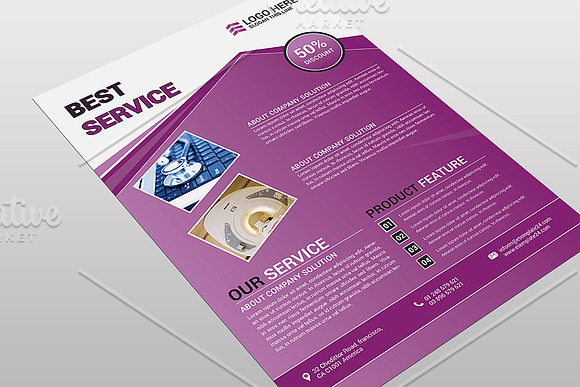 Service Flyer in Flyer Templates - product preview 7
