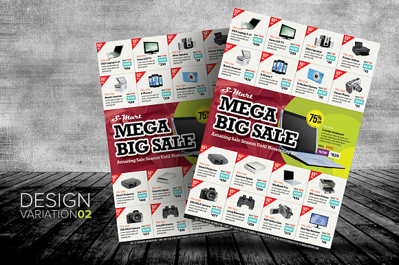 Big Sale Promotion Flyer Templates in Templates - product preview 2