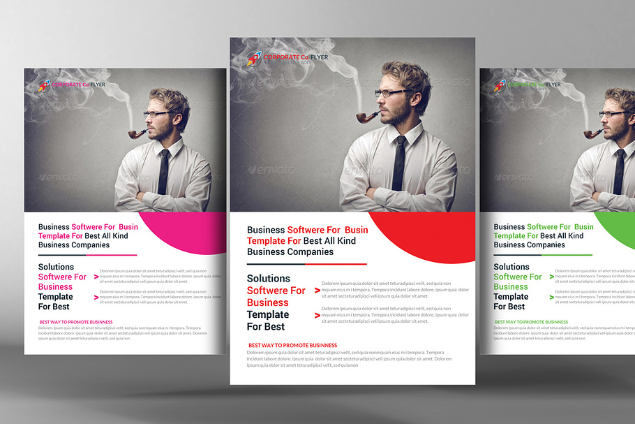 Clean Business Flyer Template in Flyer Templates - product preview 8