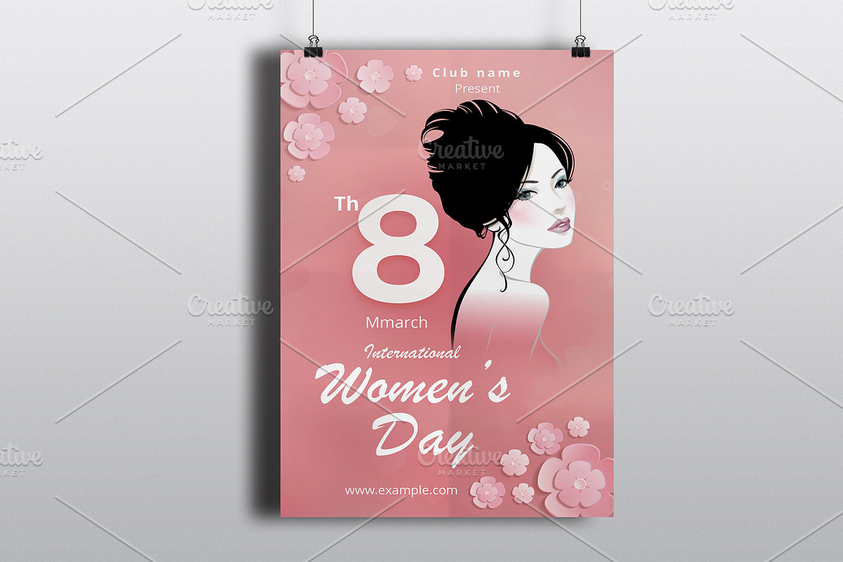 Women's Day Party Flyer -V784 in Flyer Templates - product preview 8