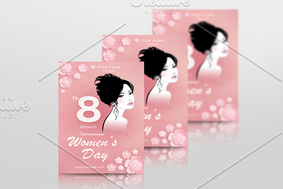 Women's Day Party Flyer -V784 in Flyer Templates - product preview 1