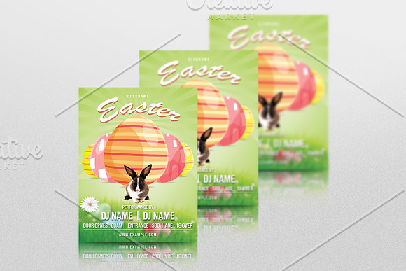 Easter Invitation Flyer-V785 in Flyer Templates - product preview 1