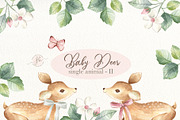 Baby Deer II - Watercolor Set
