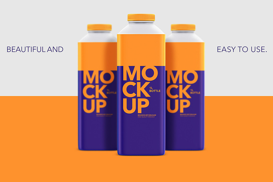 1L Bottle - Matte - Mockup in Product Mockups - product preview 8