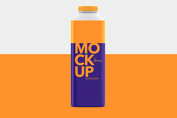 1L Bottle - Matte - Mockup in Product Mockups - product preview 2