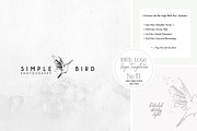 Bird Logo -Sketchy Artistic style 11