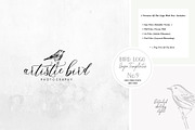 Bird Logo -Sketchy Artistic style 9