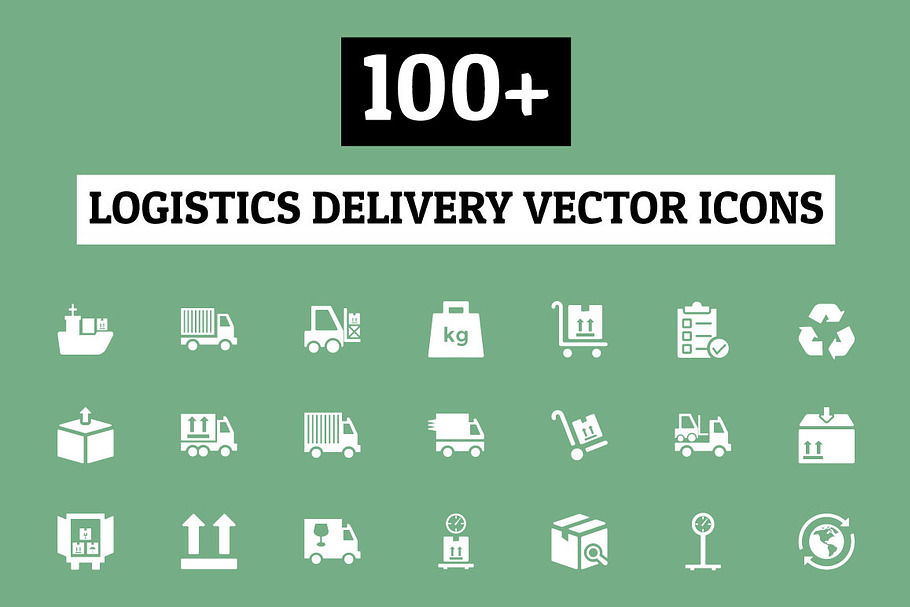 100+ Logistics Delivery Vector Icons