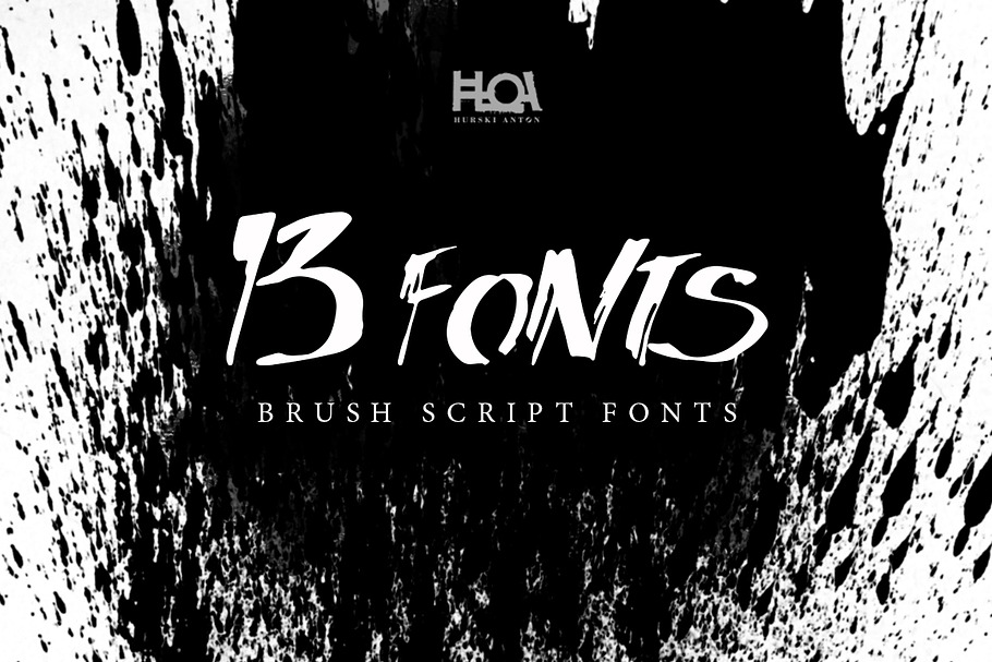 13 BRUSH SCRIPT FONTS in Script Fonts - product preview 8