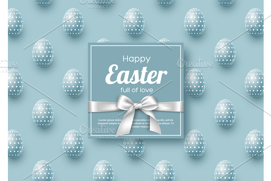 Easter holiday greeting card. in Illustrations - product preview 8