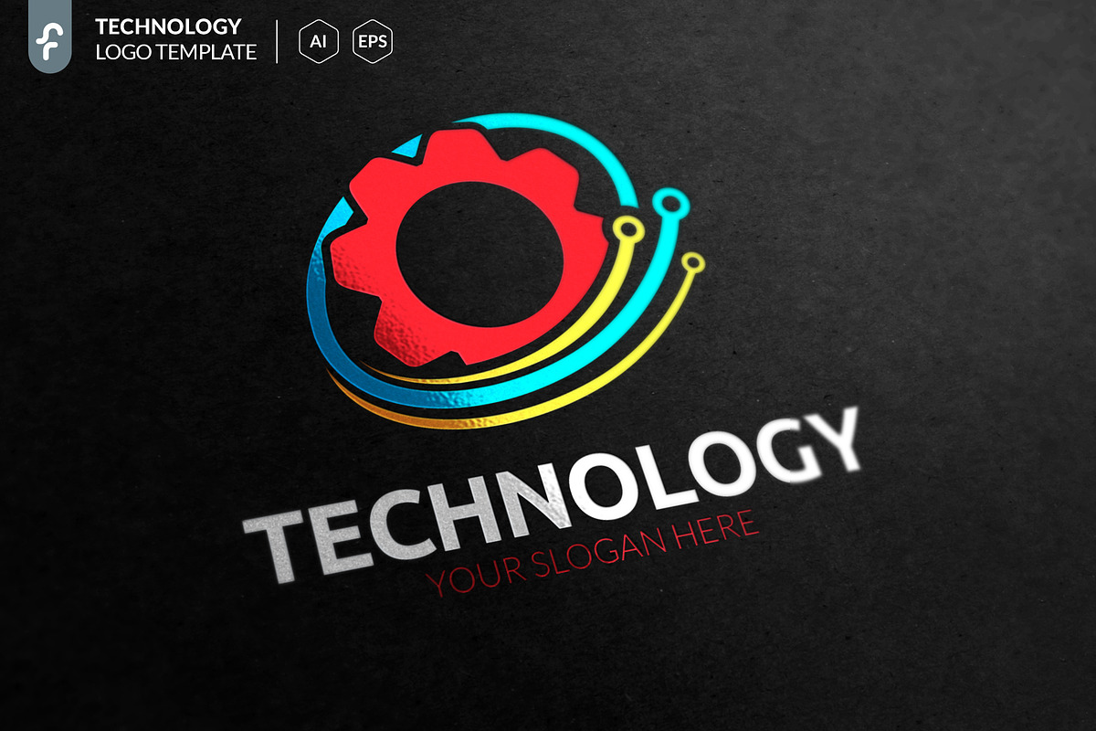 Technology Logo in Logo Templates - product preview 8