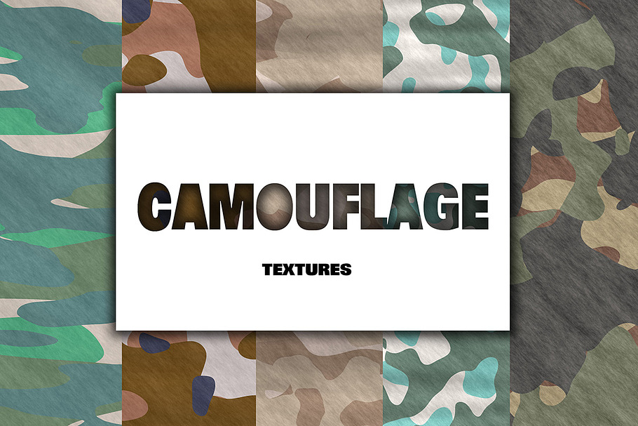 Camouflage textures V2 in Textures - product preview 8