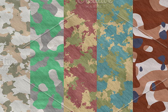 Camouflage textures V2 in Textures - product preview 4