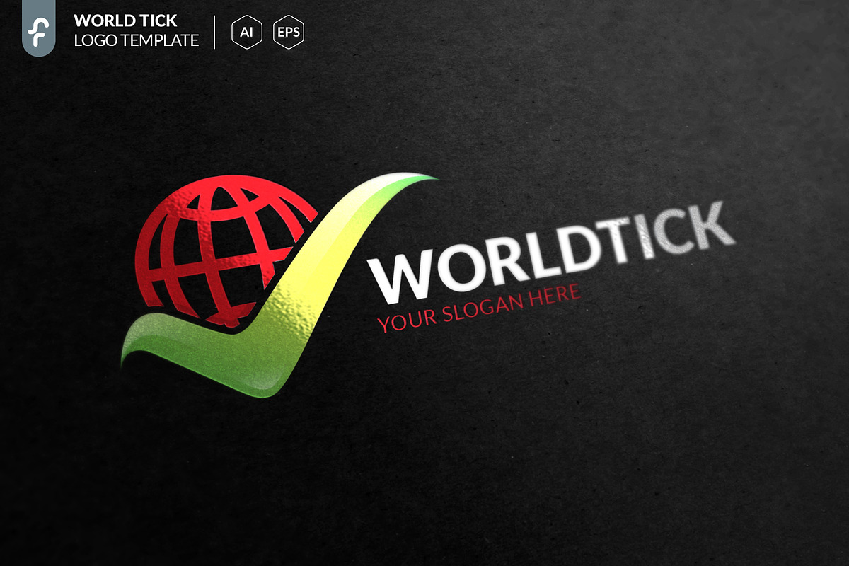 World Tick Logo in Logo Templates - product preview 8