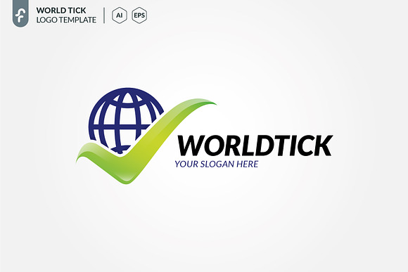 World Tick Logo in Logo Templates - product preview 2