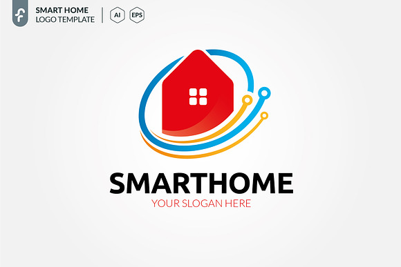 Smart Home Logo in Logo Templates - product preview 2