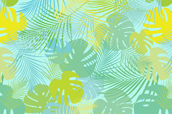 Tropical Leaves in Photoshop Shapes - product preview 3