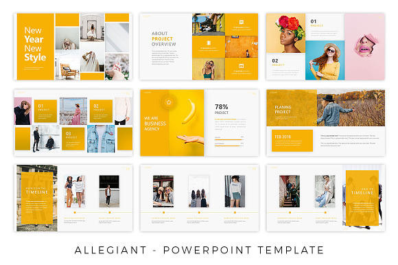 Allegiant - Fashion Presentation  in PowerPoint Templates - product preview 2