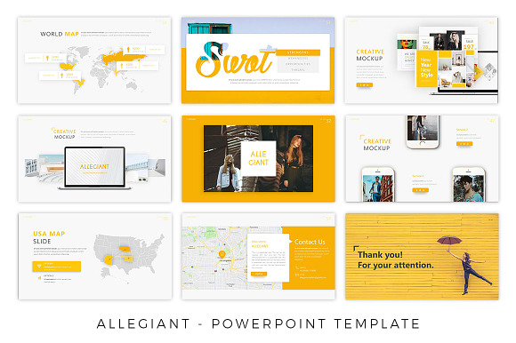 Allegiant - Fashion Presentation  in PowerPoint Templates - product preview 5