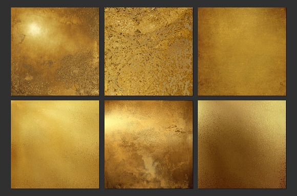 Distressed gold textures in Textures - product preview 1