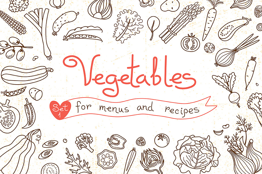 Vegetables - Design Set