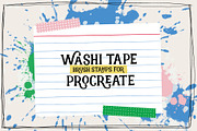 Washi Tape Brush Stamps