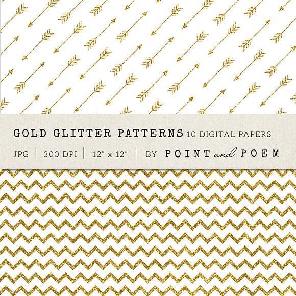 Gold Glitter Patterns in Patterns - product preview 2