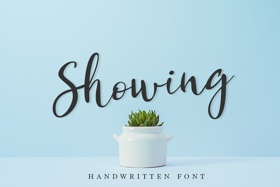 Showing in Script Fonts - product preview 8