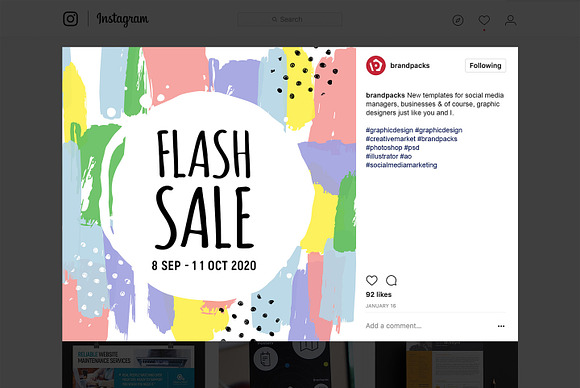 Instagram Sale Templates Pack in Instagram Templates - product preview 12