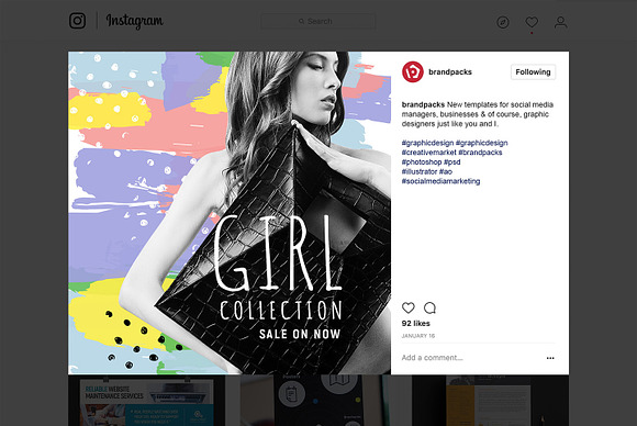 Instagram Sale Templates Pack in Instagram Templates - product preview 14