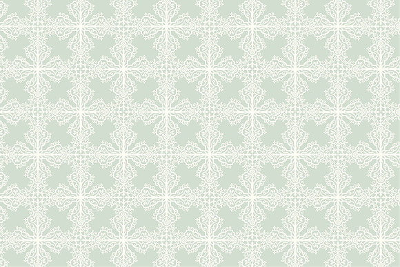 Seamless Vector Damask Patterns in Patterns - product preview 6