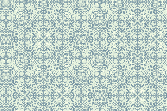 Seamless Vector Damask Patterns in Patterns - product preview 7