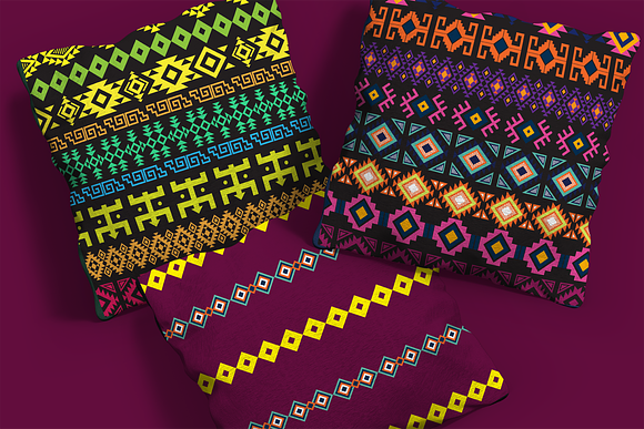Tribal Illustrator Pattern Brushes in Photoshop Brushes - product preview 3