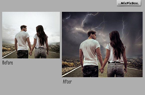 Lightning Photo Overlays in Photoshop Layer Styles - product preview 2