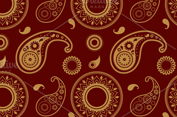 Oriental paisley in Illustrations - product preview 2