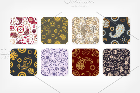 Oriental paisley in Illustrations - product preview 3