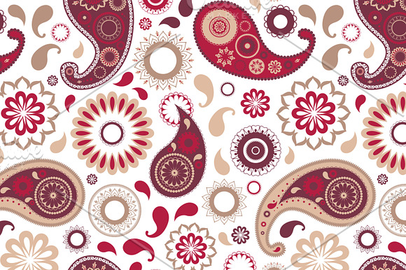 Oriental paisley in Illustrations - product preview 4