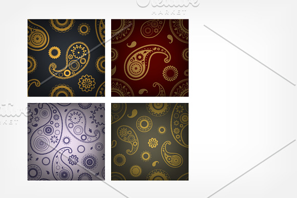 Oriental paisley in Illustrations - product preview 7