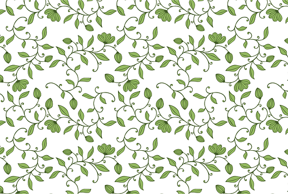 Seamless Floral Vector Patterns Set in Patterns - product preview 2