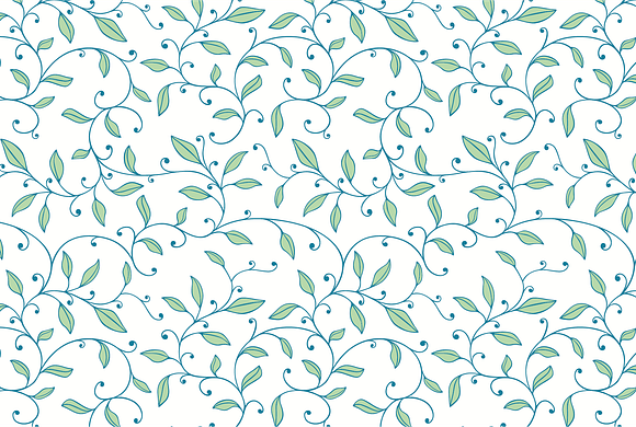 Seamless Floral Vector Patterns Set in Patterns - product preview 4