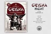 Geisha Night Flyer Template V5