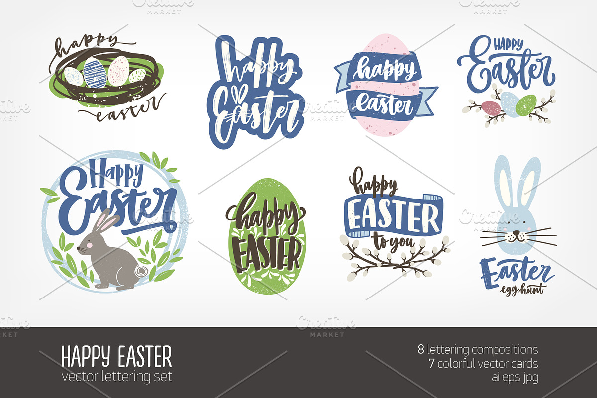 Happy Easter in Illustrations - product preview 8