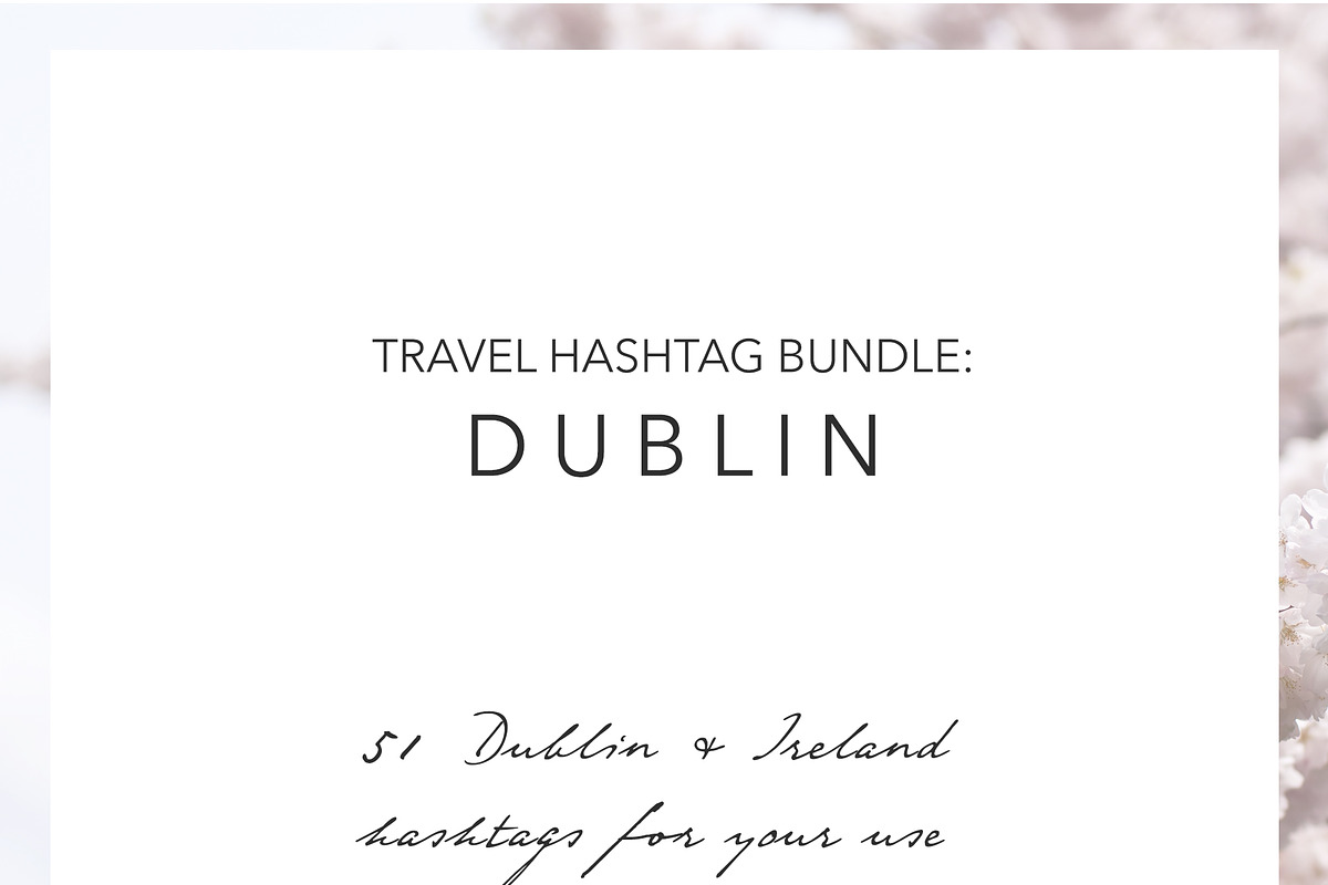 Dublin Ireland Instagram Hashtags in Instagram Templates - product preview 8