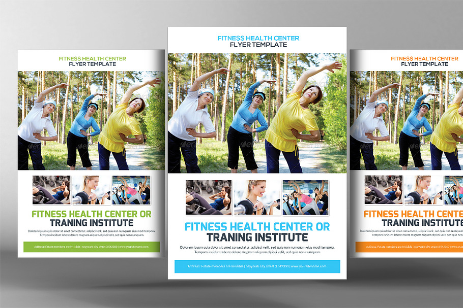 Fitness Training Center Flyer