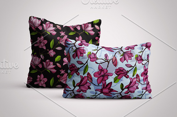 Flowering magnolia in Patterns - product preview 6