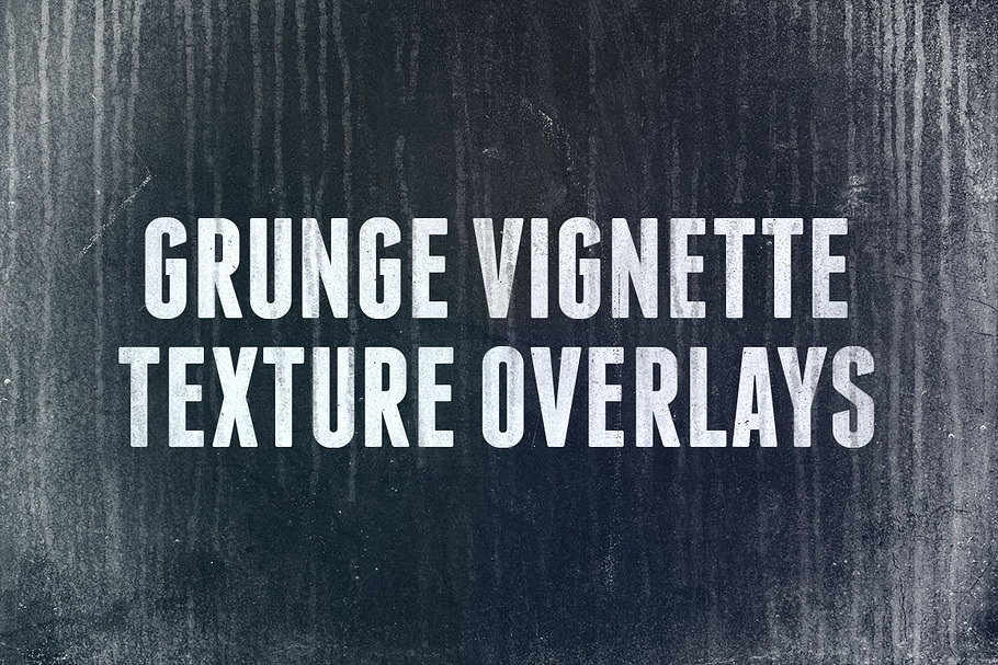Grunge Vignette Texture Overlays 1 in Textures - product preview 8