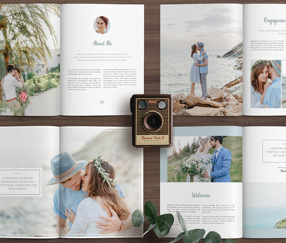 Wedding Magazine Template MG002 in Magazine Templates - product preview 1