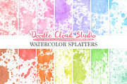Paint Splatter digital paper